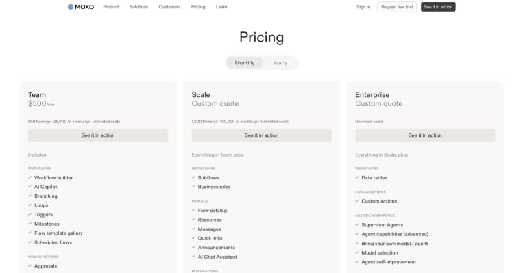 Compare pricing plans and enterprise subscription tiers to choose the best client portal software for your business.