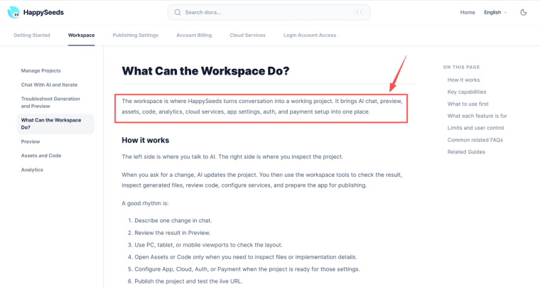 Discover how a unified workspace functions as an internal tool combining AI chat, preview, and code assets.