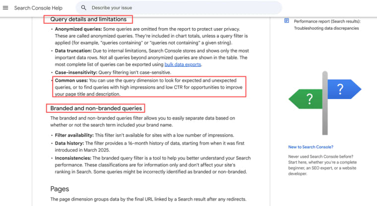 Learn how to analyze search query details and limitations in Search Console for effective AI app SEO.
