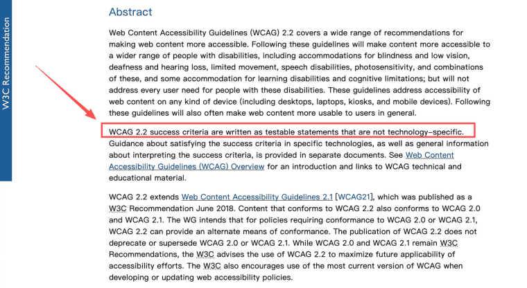 Learn how WCAG 2.2 accessibility standards apply to web-based platforms and no code app development projects.