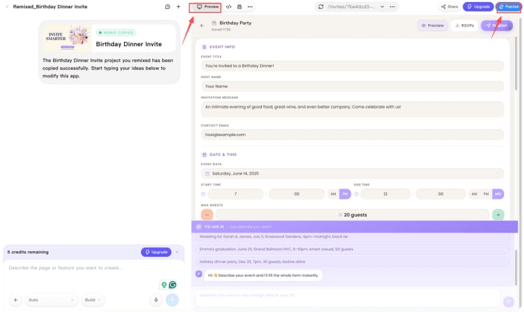 Streamline event creation and publishing using modern no-code tools built for business automation efficiency.
