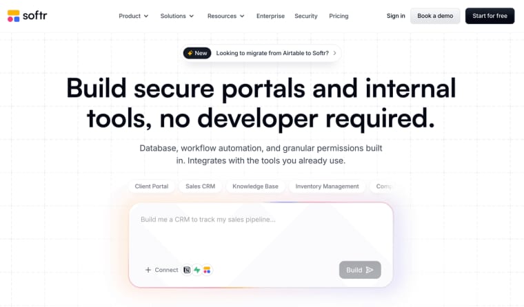 Learn how a leading no code app builder enables teams to create secure business portals and custom CRM databases.