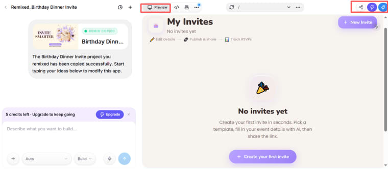 Streamline design and preview custom interfaces quickly using modern tools built for no code web app development.