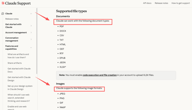 Discover compatible file formats and document types when setting up structured claude opus 5.5 app prompts tasks.