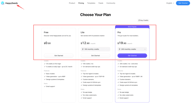 Compare available subscription tiers, credits, and features when evaluating different bubble pricing plans.