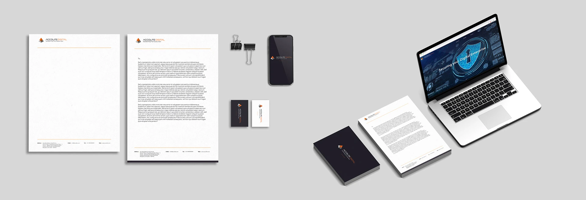 Bounteous Accolite brand mockup