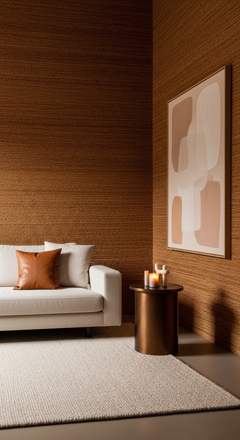 Terracotta Textured Cozy Corner Glow