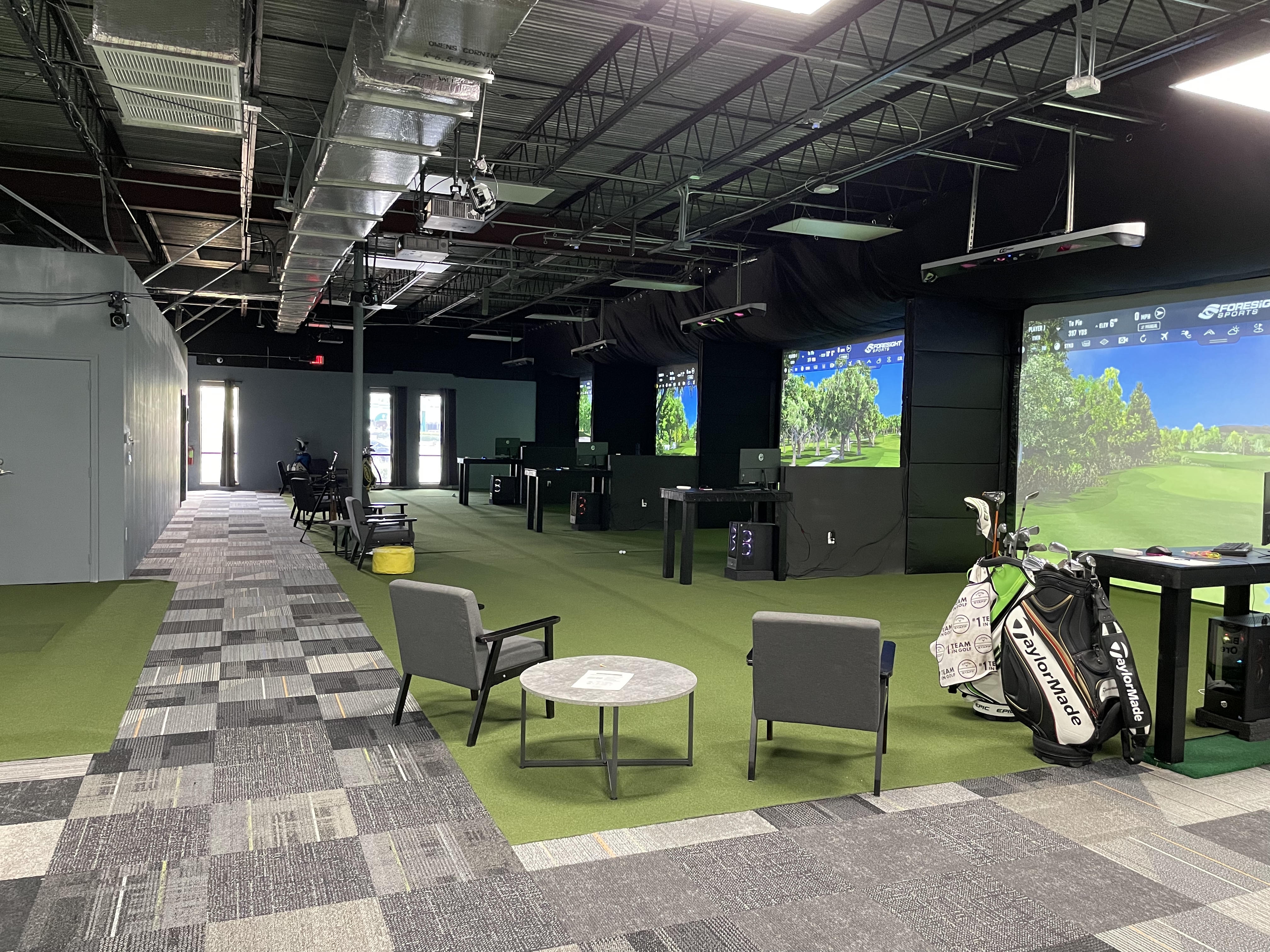 PGA lesson at 247 Indoor Golf