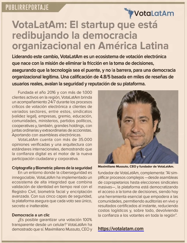 VotaLatAm: el startup que redibuja la democracia organizacional