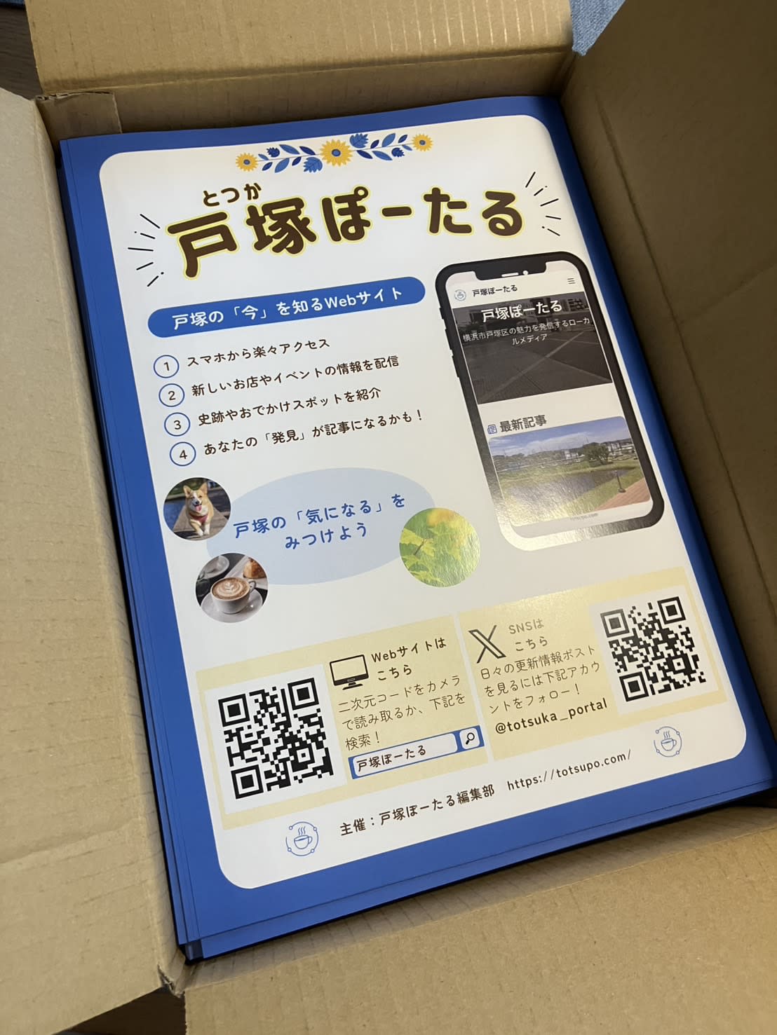 300部とどいたチラシ