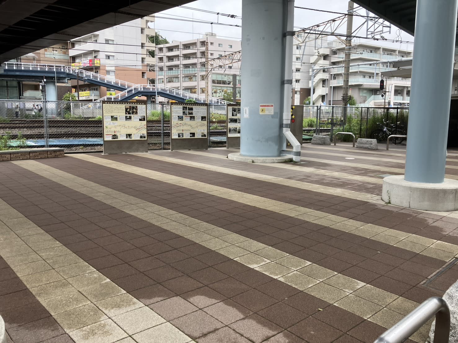 戸塚大踏切跡の様子