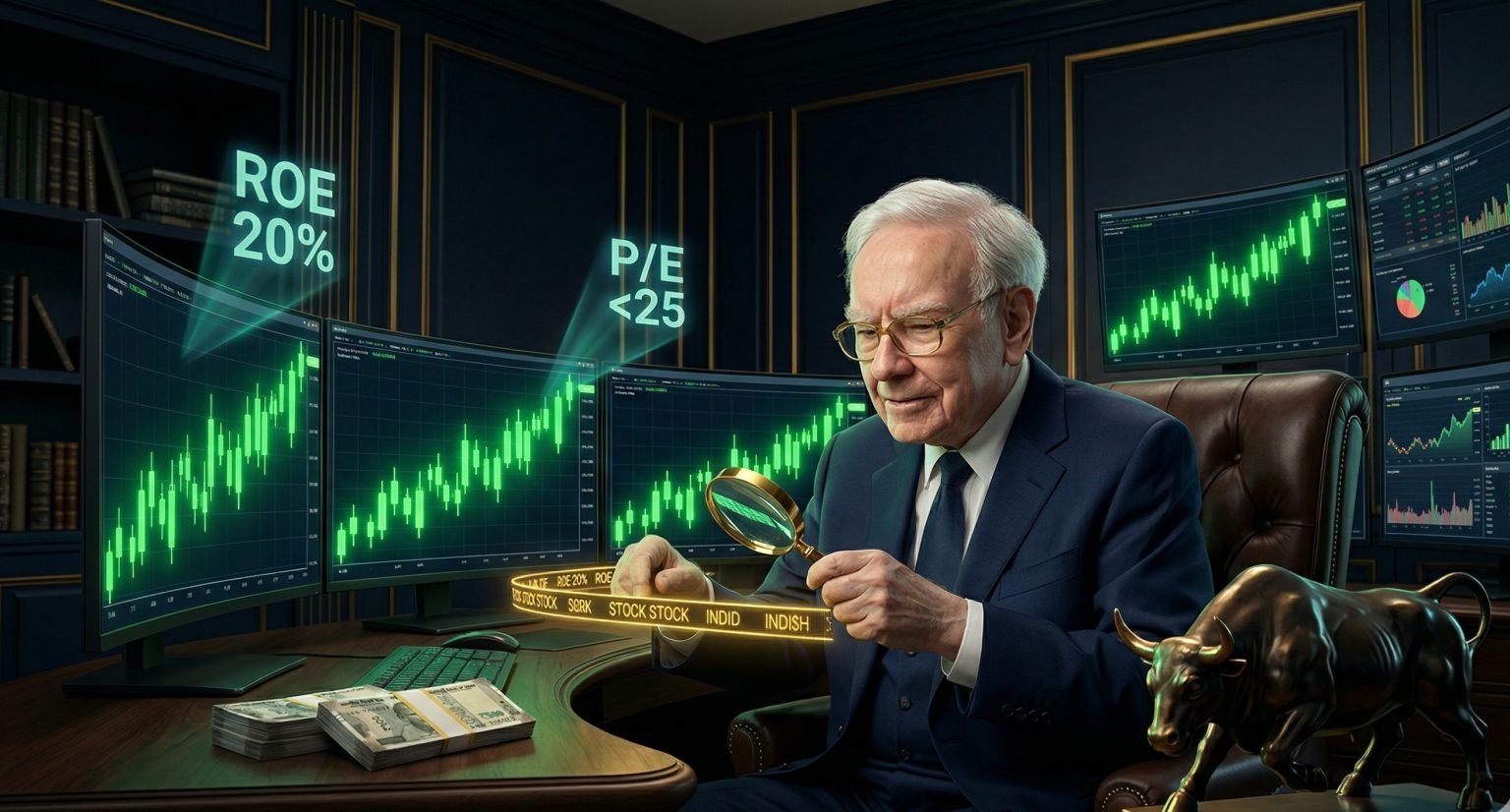 How to Screen Stocks Like Warren Buffett — A Guide for Indian Investors