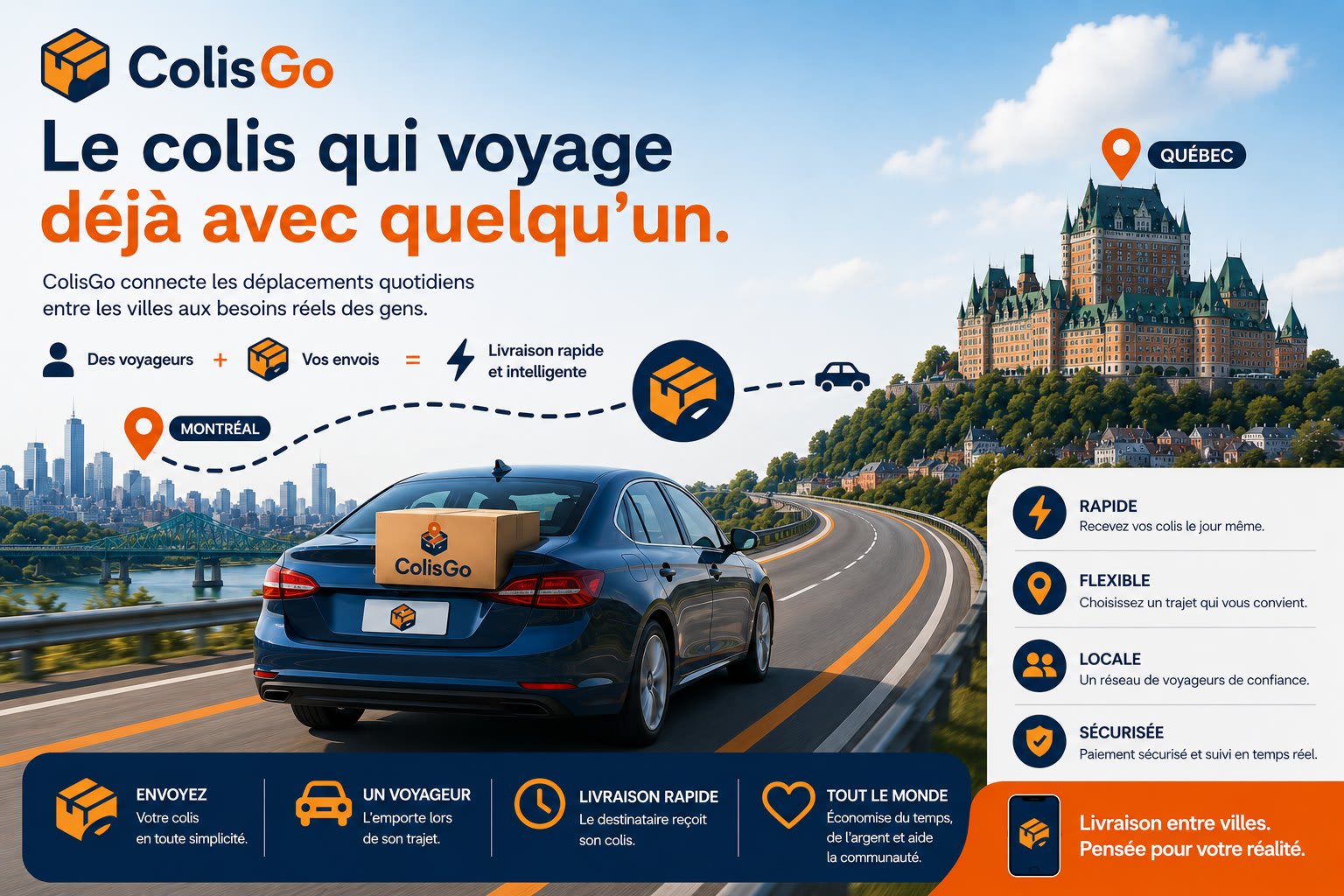 Livraison collaborative : comment recevoir un colis plus rapidement entre les villes ?