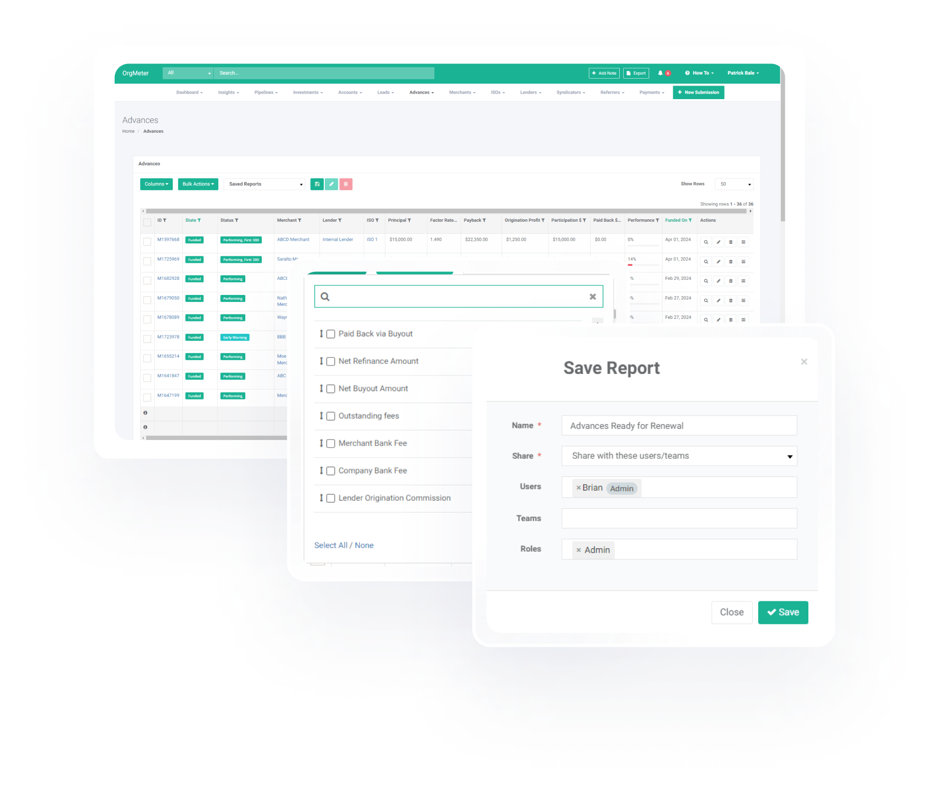 MCA Payments & Management Software OrgMeter