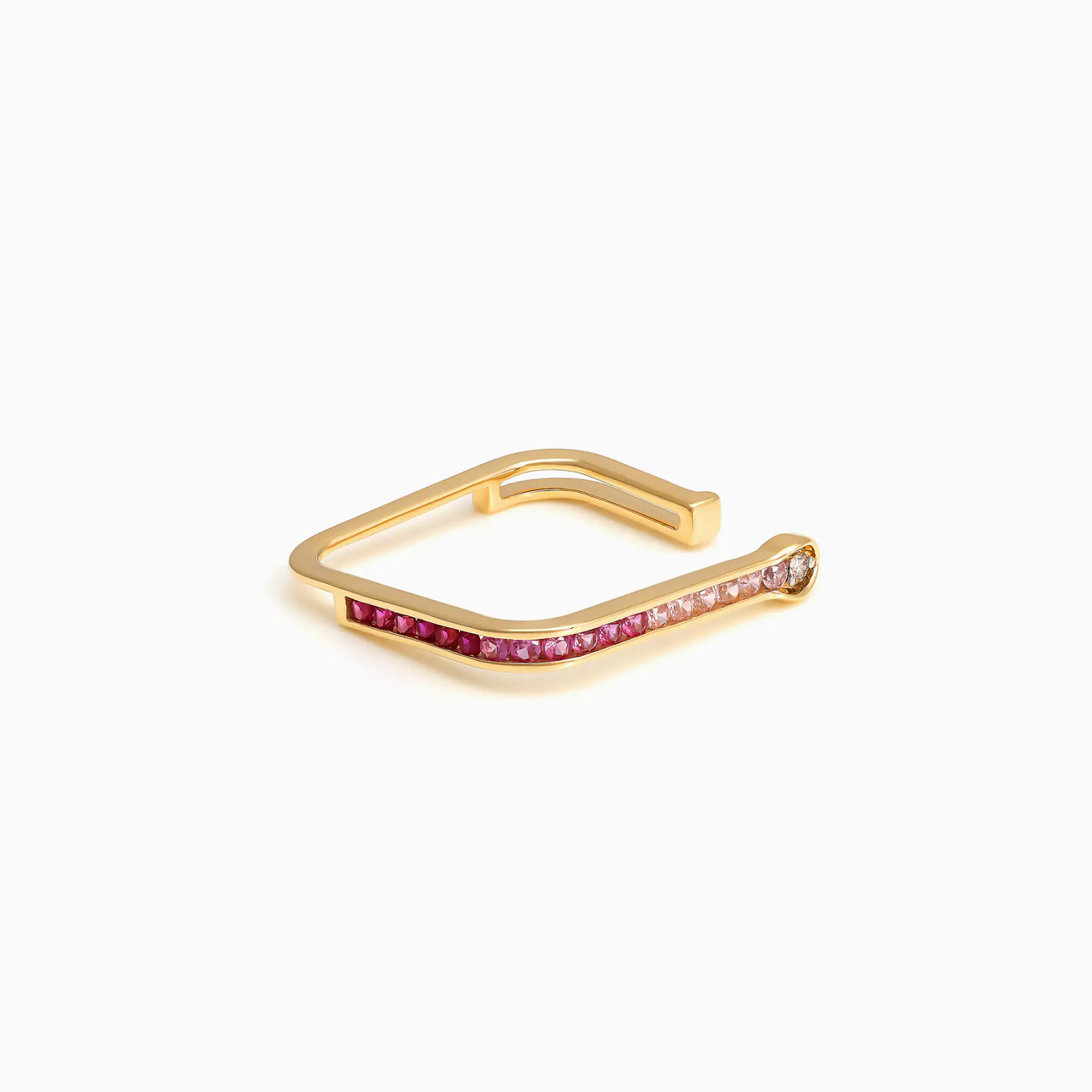 Thumbnail of Curves and Angles Statement Diamond Ring