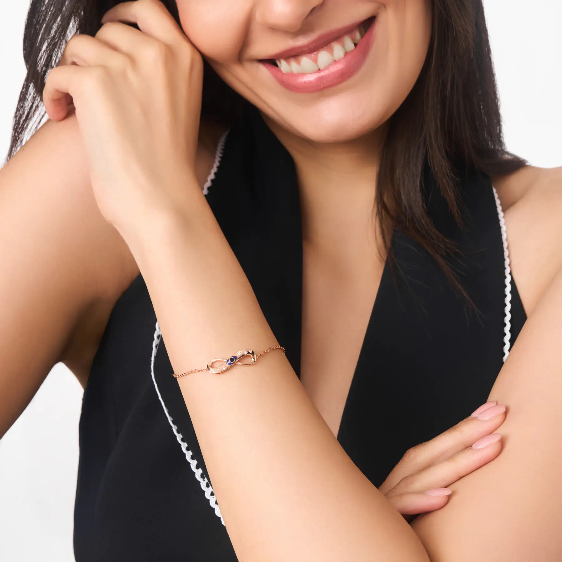 Thumbnail of Inifinity Cycle Diamond Chain Bracelet