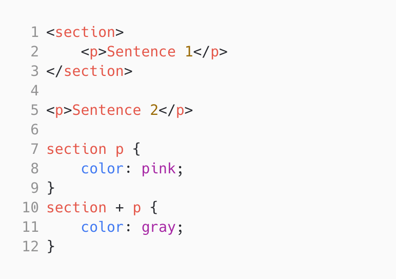 Colorful sentences image