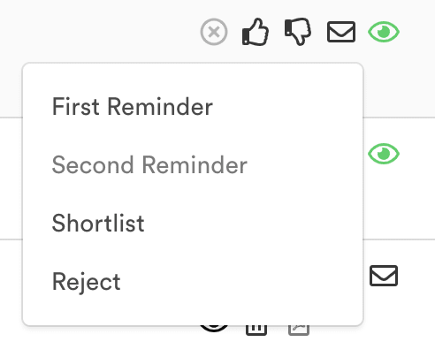 Manual email options