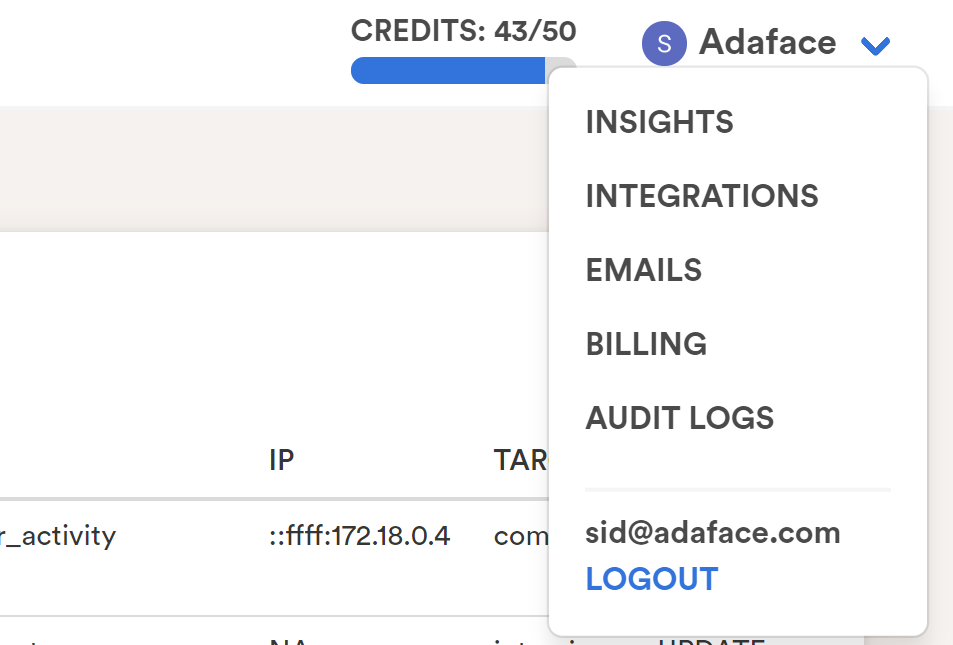 Viewing audit logs