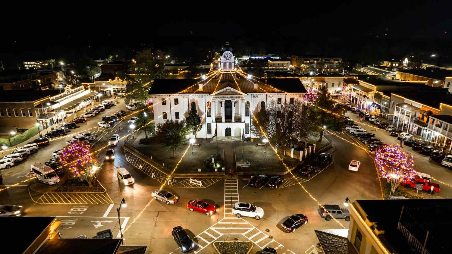 The square in Oxford, Mississippi