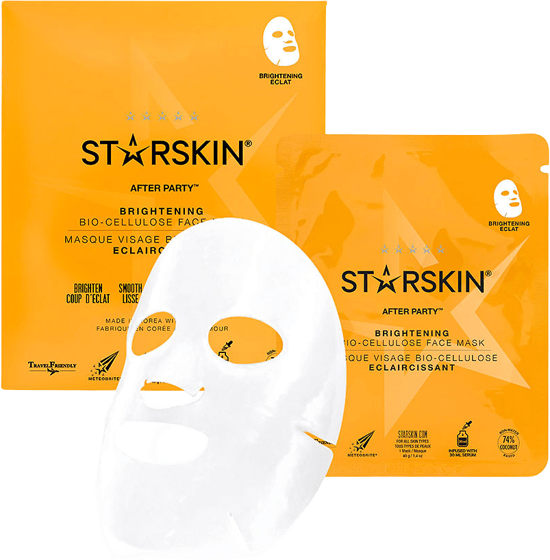 The Gold Mask™ VIP Revitalizing Luxury Coconut Bio-Cellulose Face Mask ...