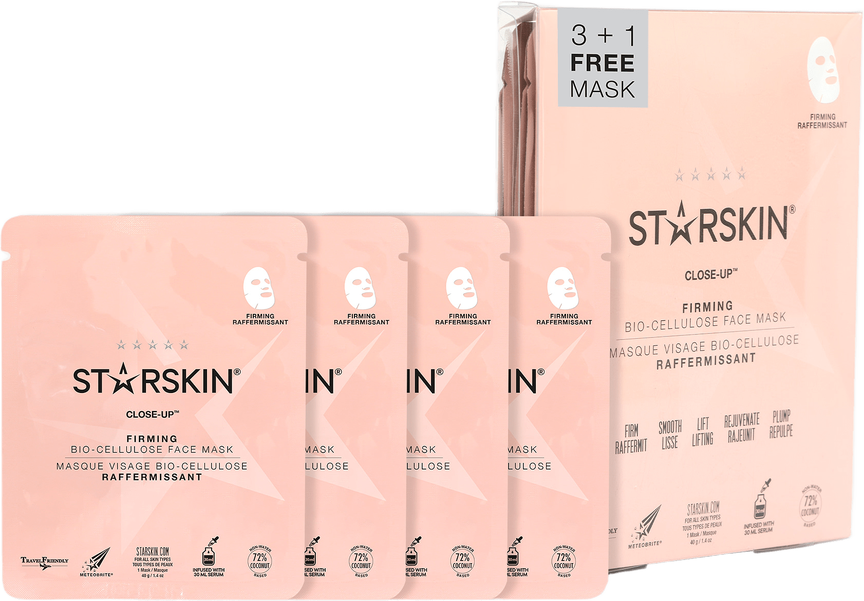 The Gold Mask™ VIP Revitalizing Luxury Coconut Bio-Cellulose Face Mask ...