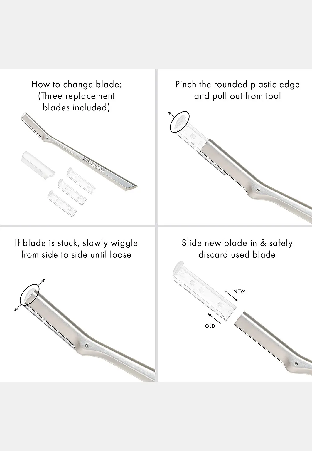 Retail Facial Razor Replacement Blades