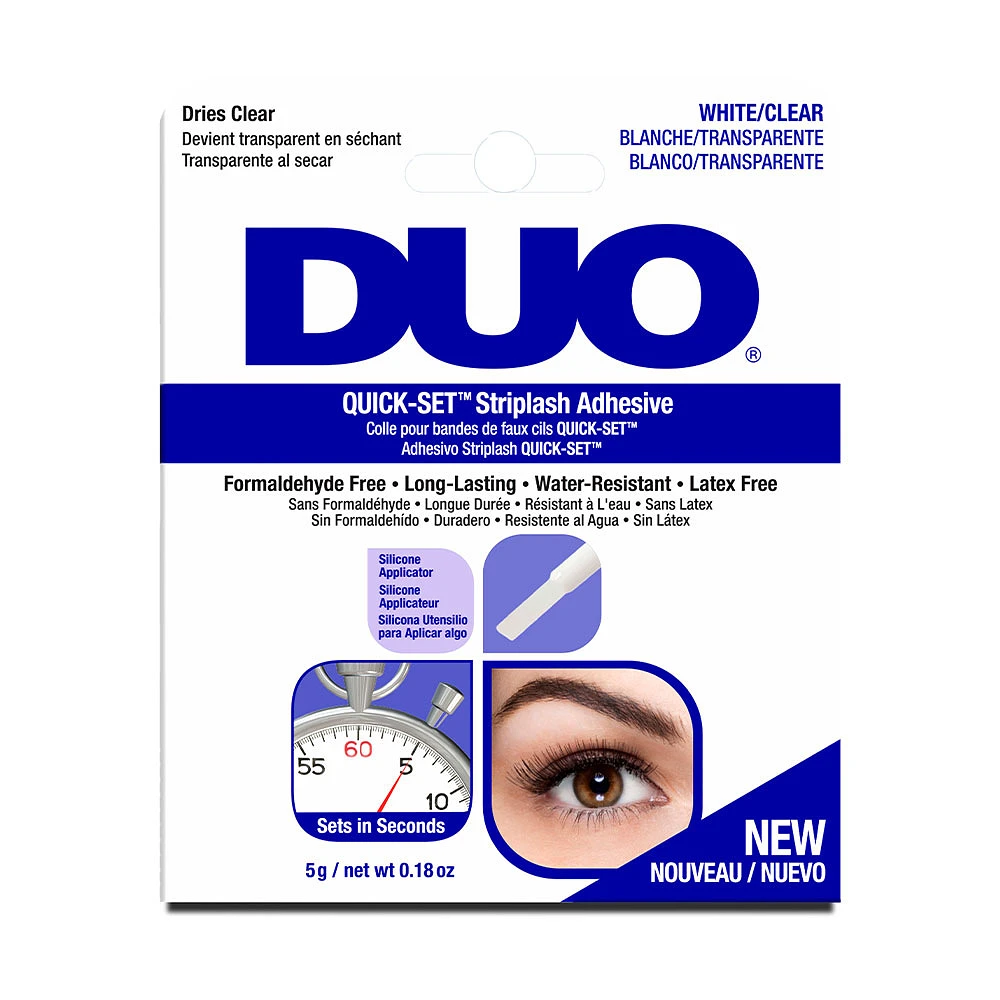 DUO Quick-Set Striplash Clear Franslim