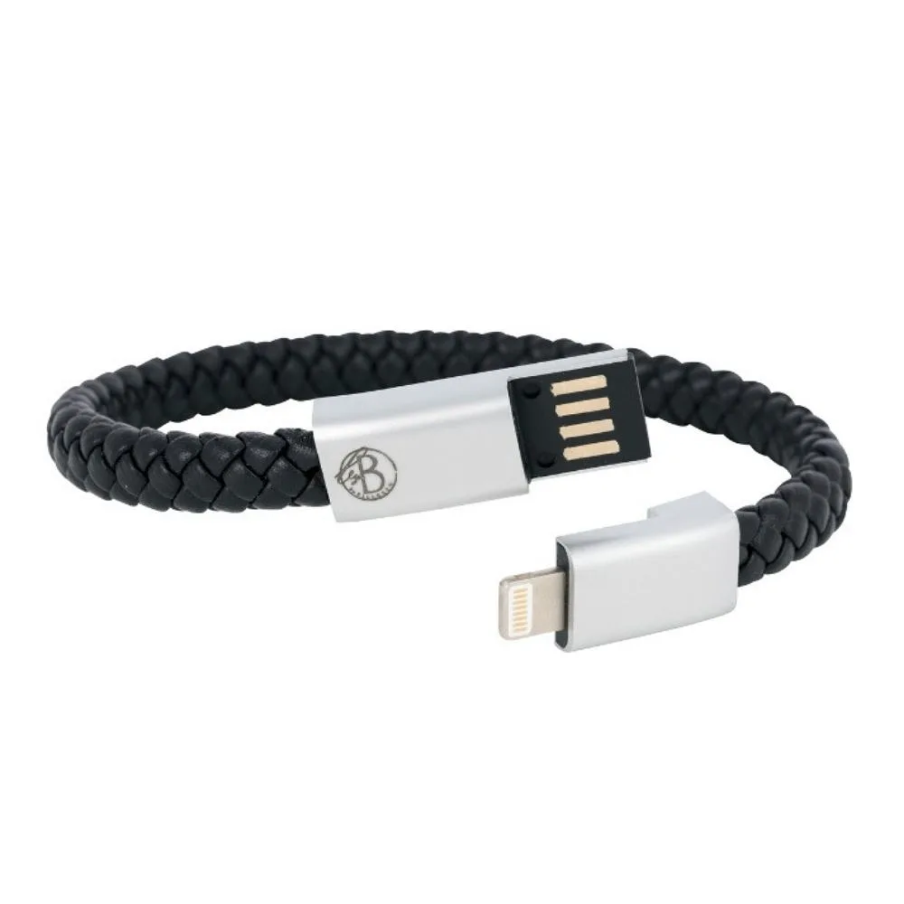 Iphone Charging Bracelet Black