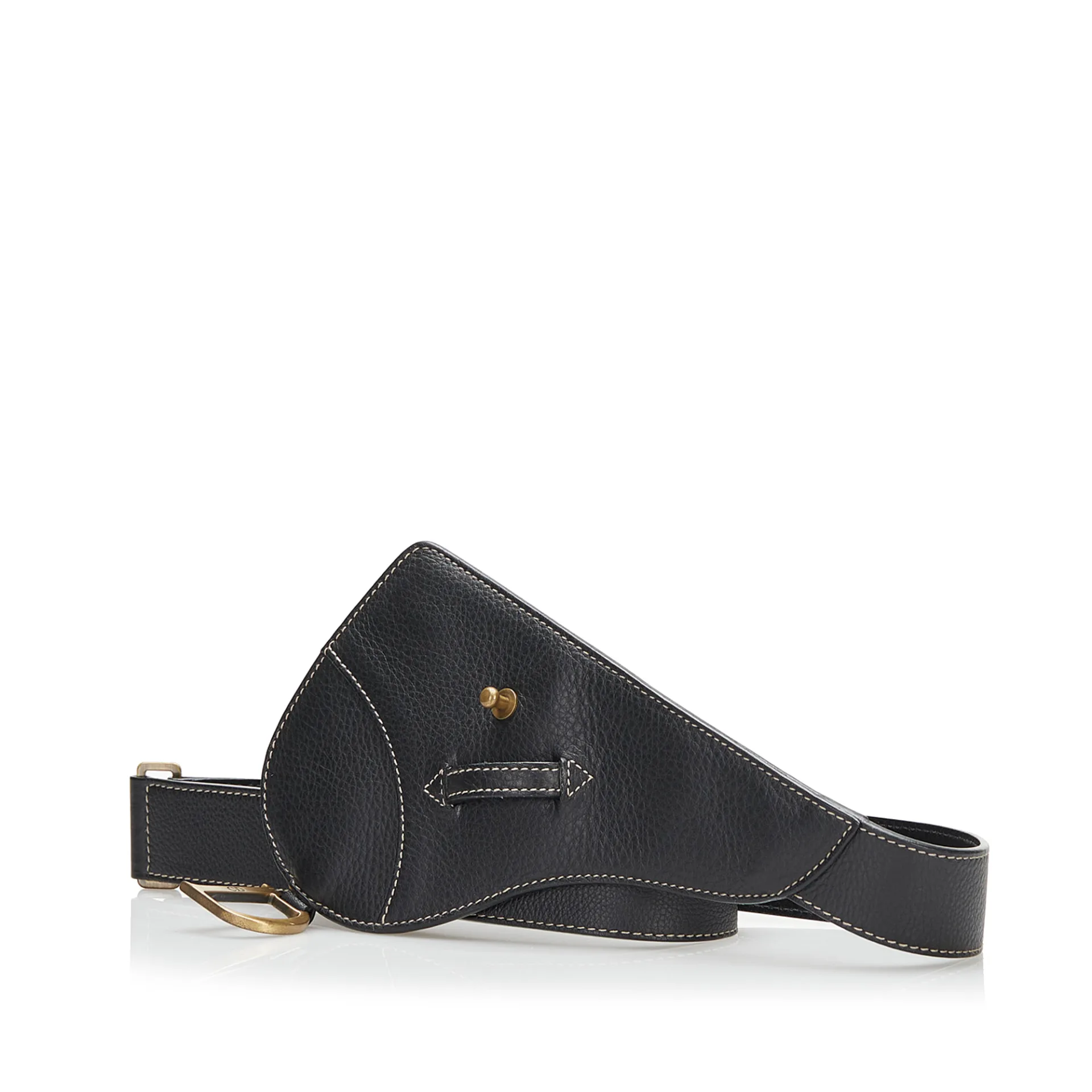 Dior Leather Saddle Belt