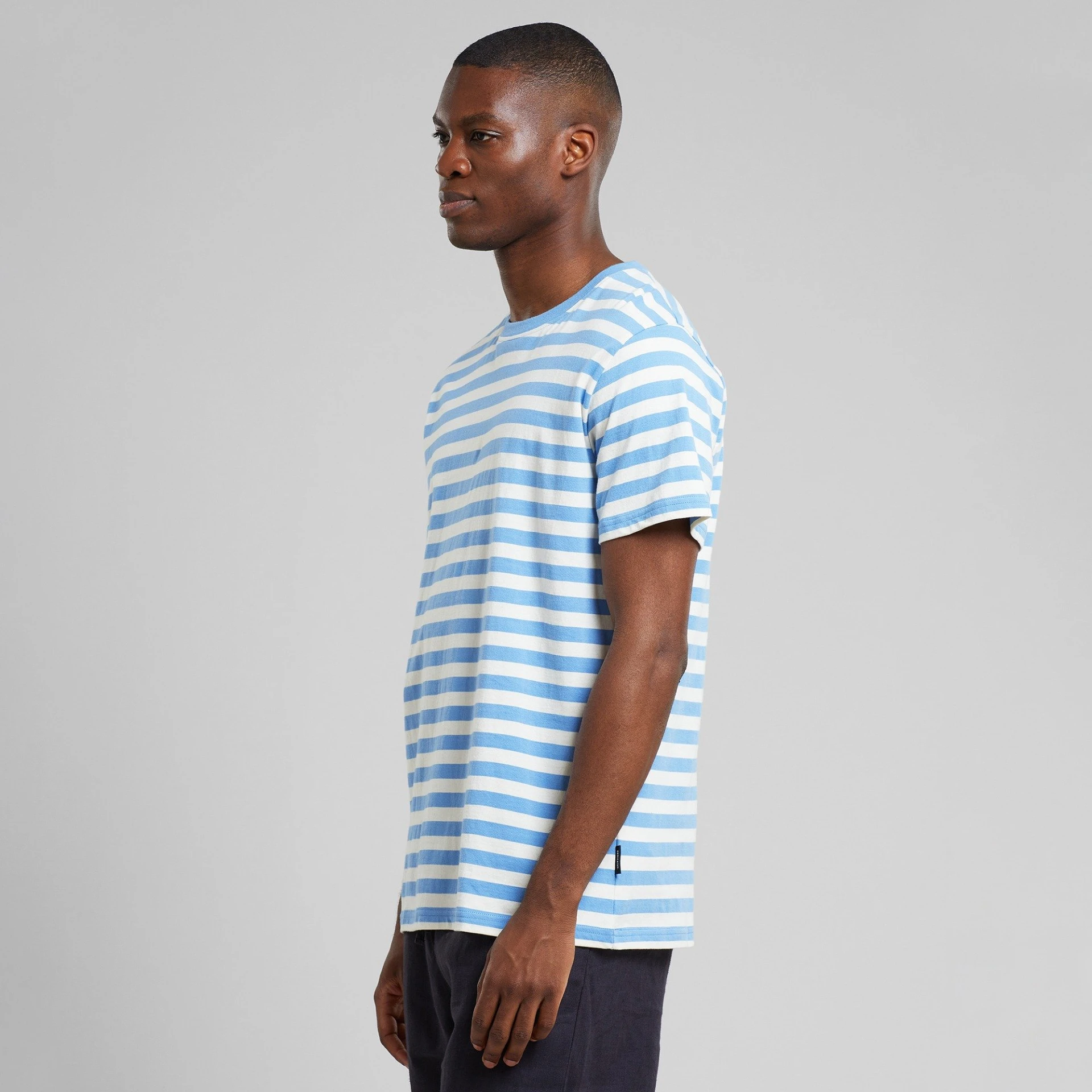 T-shirt Stockholm Stripes Della Blue