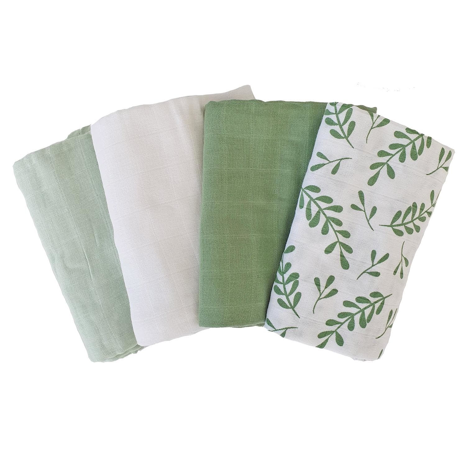 Muslin 4-pack Floral Gots