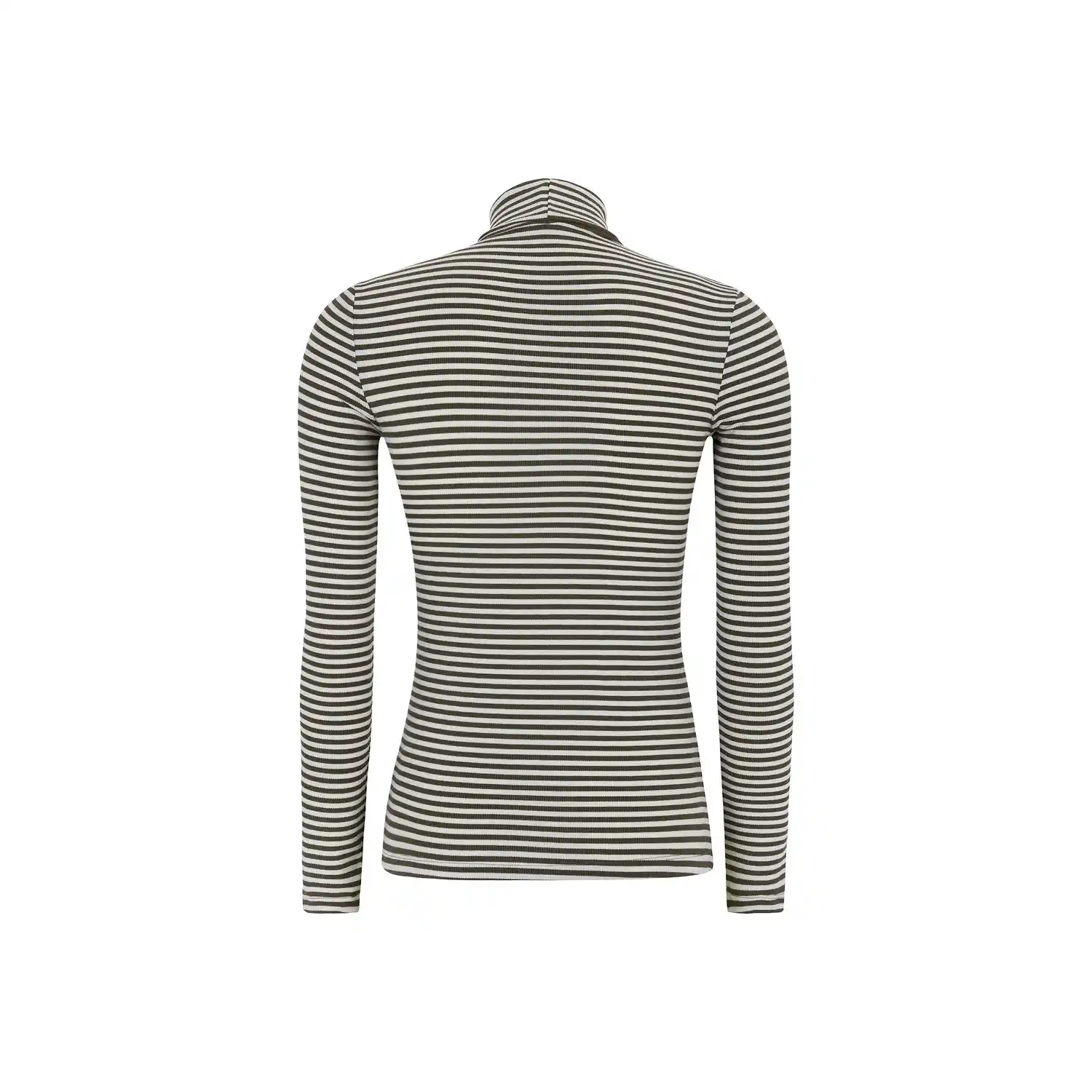 Srfenja Stripe Rollneck Top - Morel