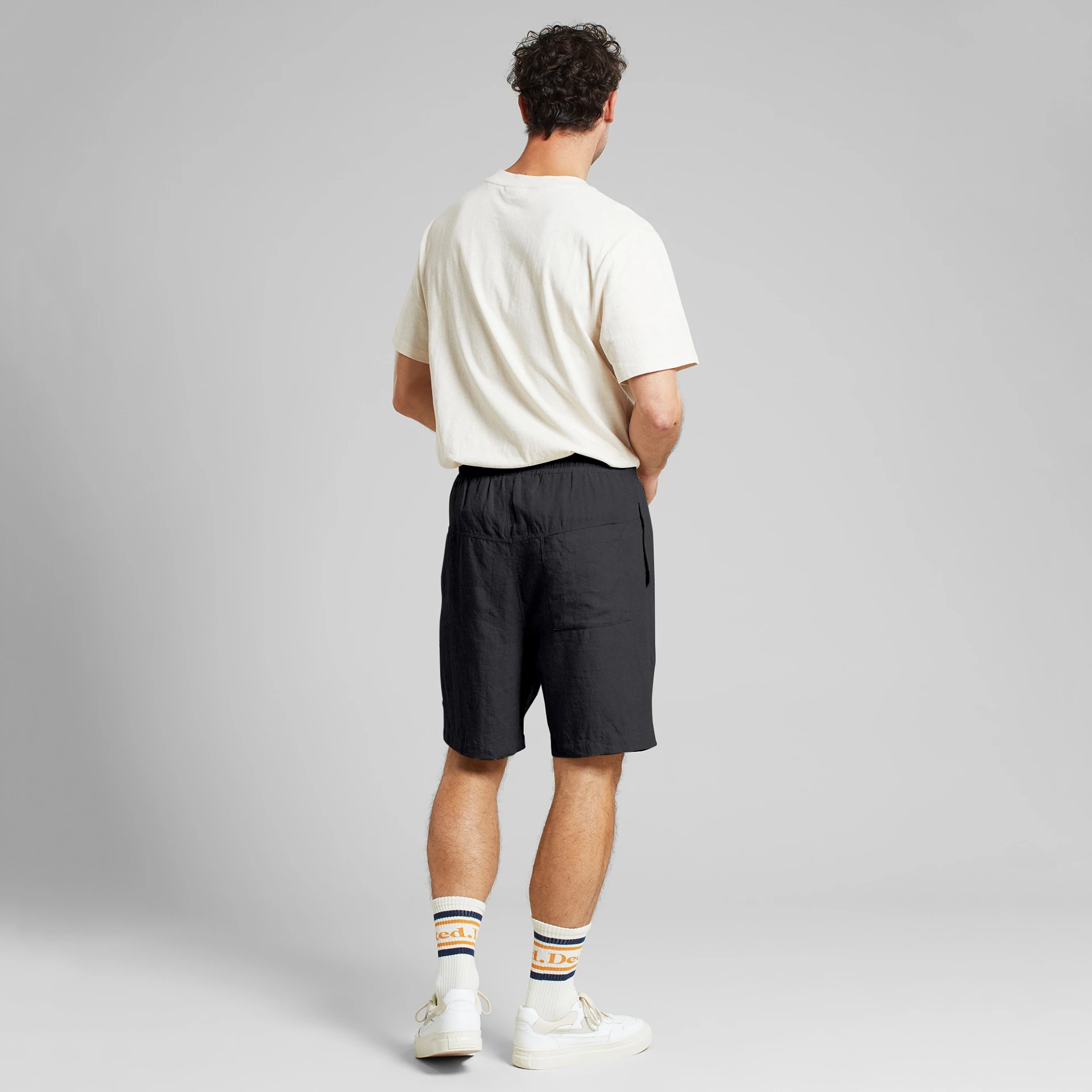 Shorts Vejle Linen Phantom Black