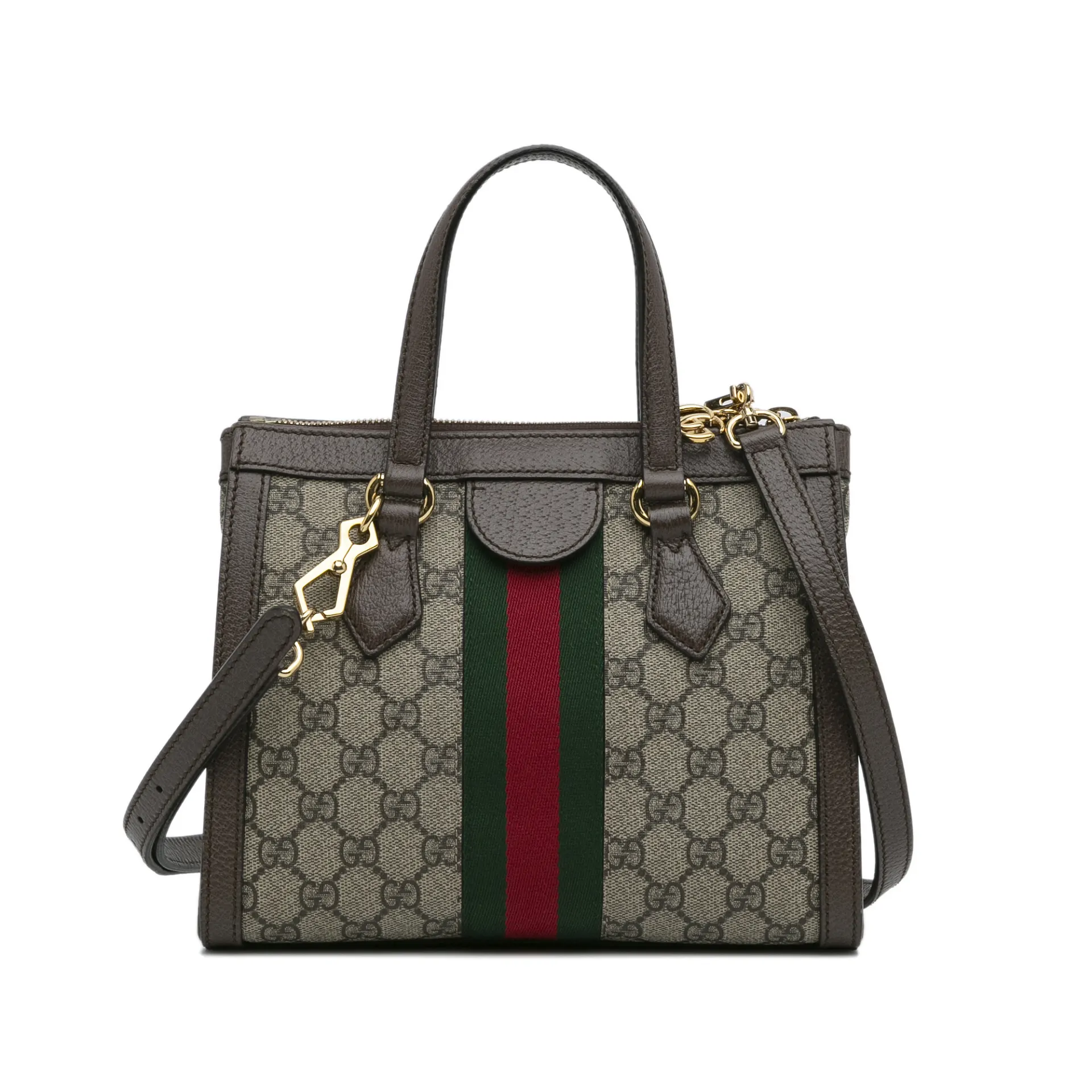 Gucci Small Gg Supreme Ophidia Satchel