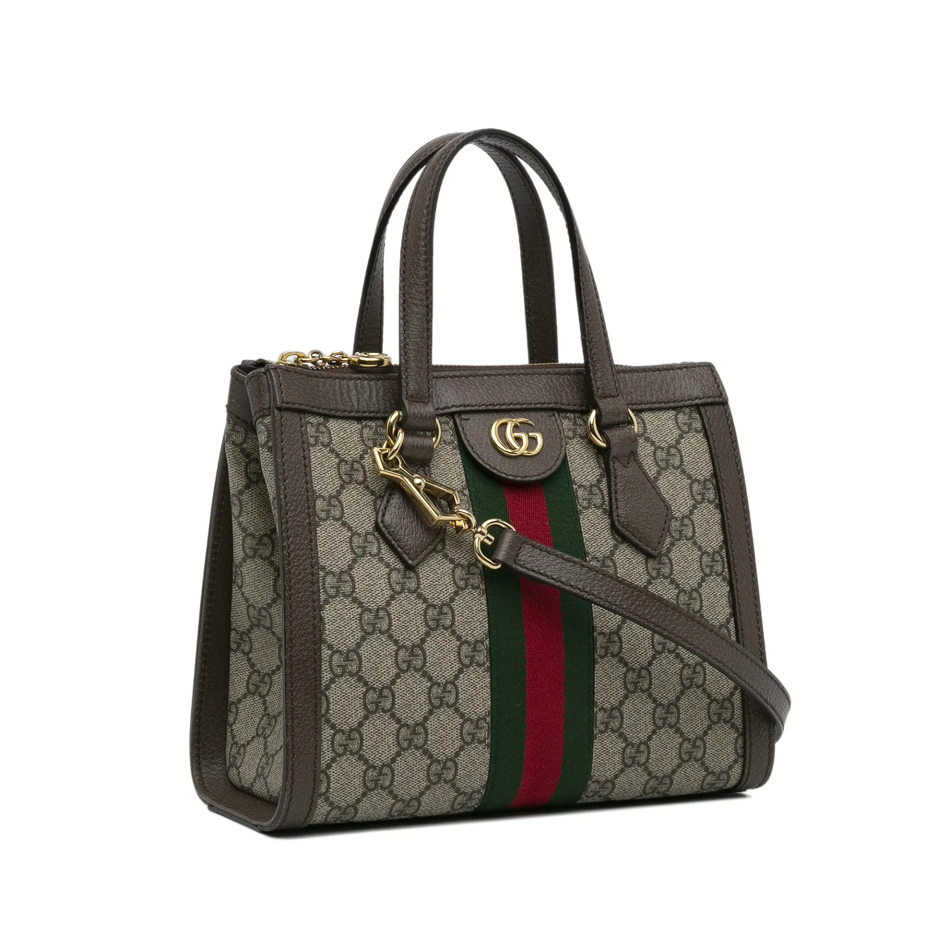 Gucci Small Gg Supreme Ophidia Satchel