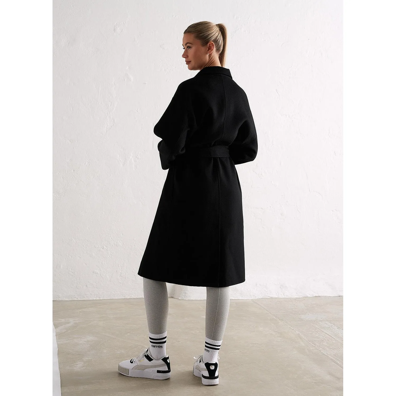 Black Classic Wool Coat