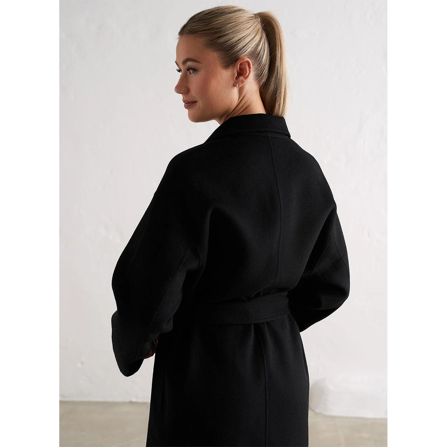 Black Classic Wool Coat