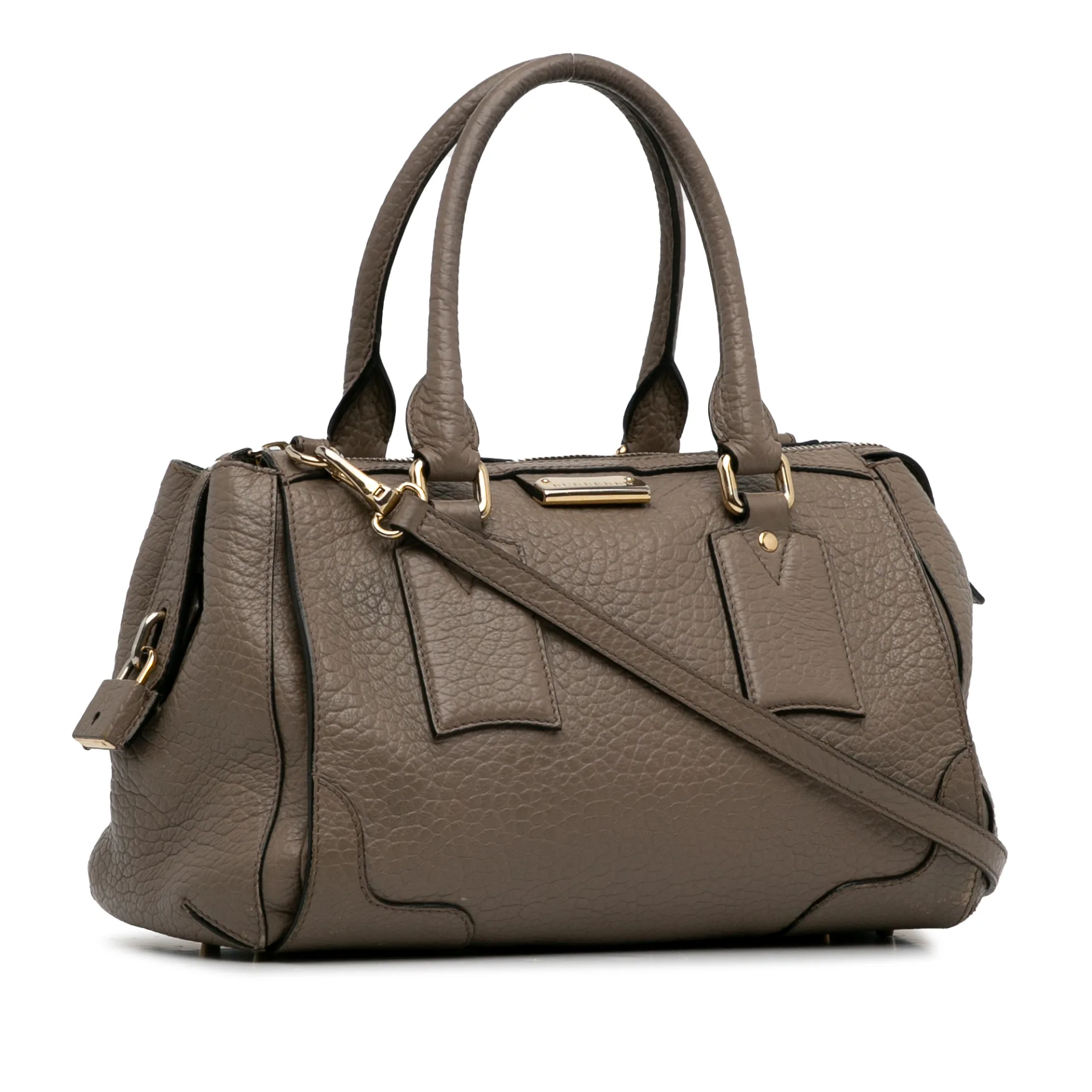 Burberry Leather Gladstone Satchel