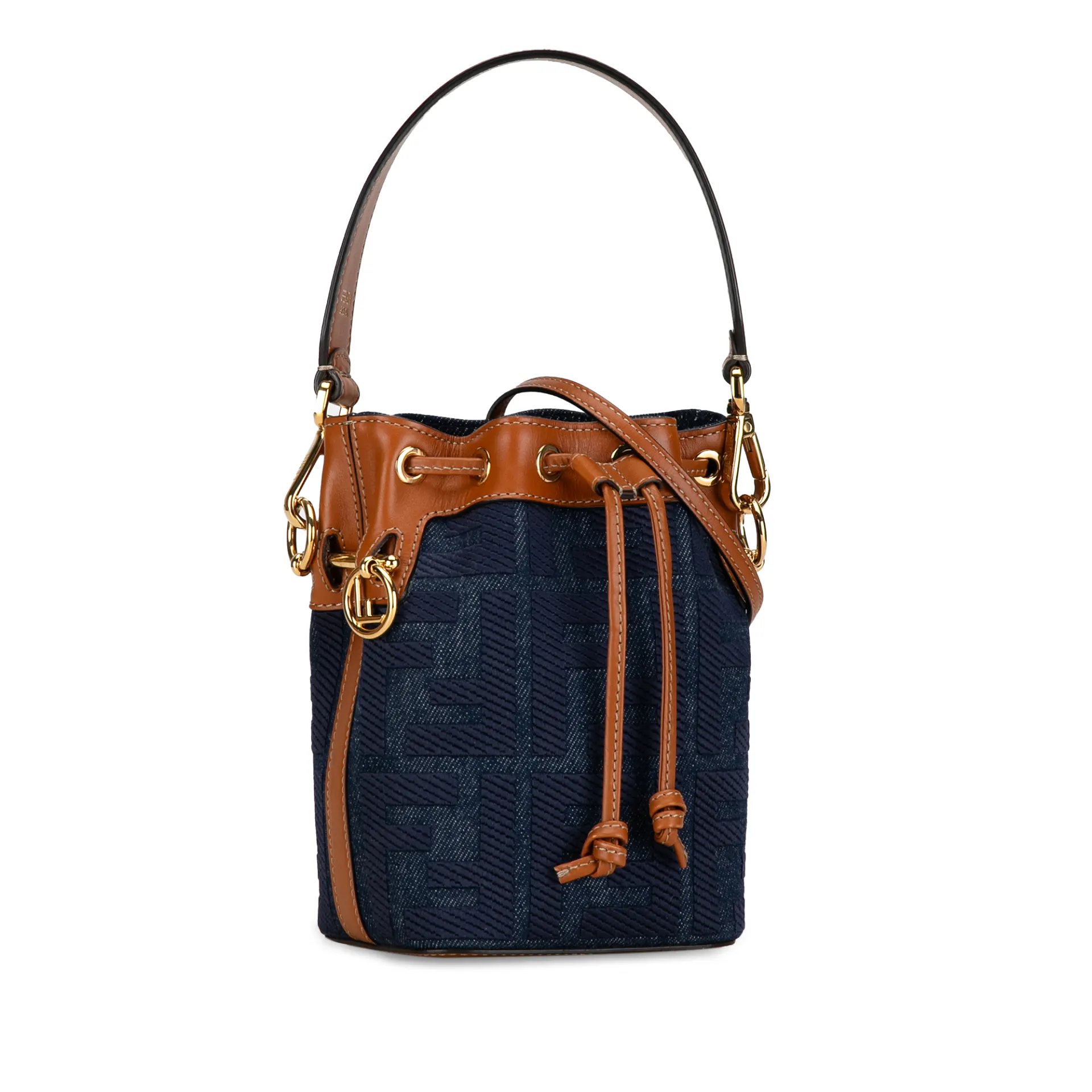 Fendi Mini Denim Zucca Mon Tresor