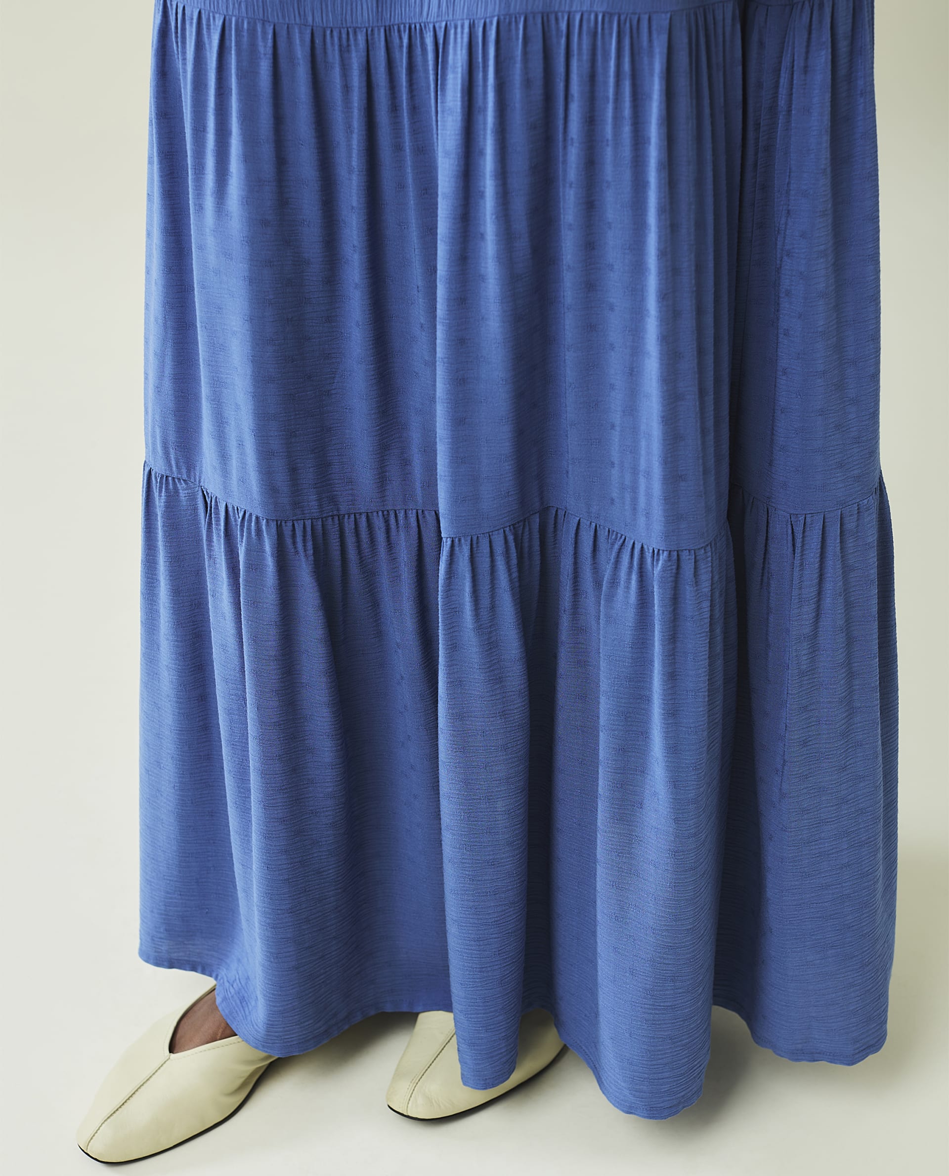 Melissa Dobby Viscose Maxi Skirt