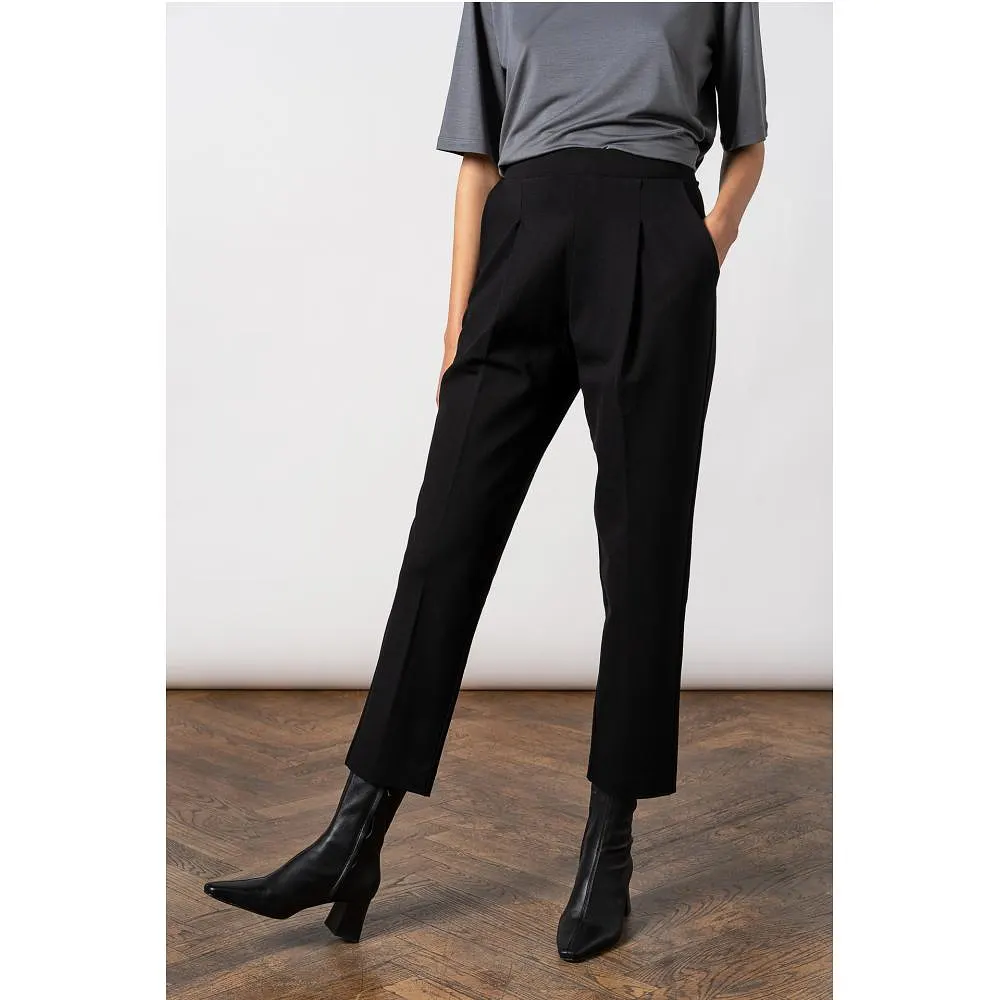 Lee Pleat Pants - Black