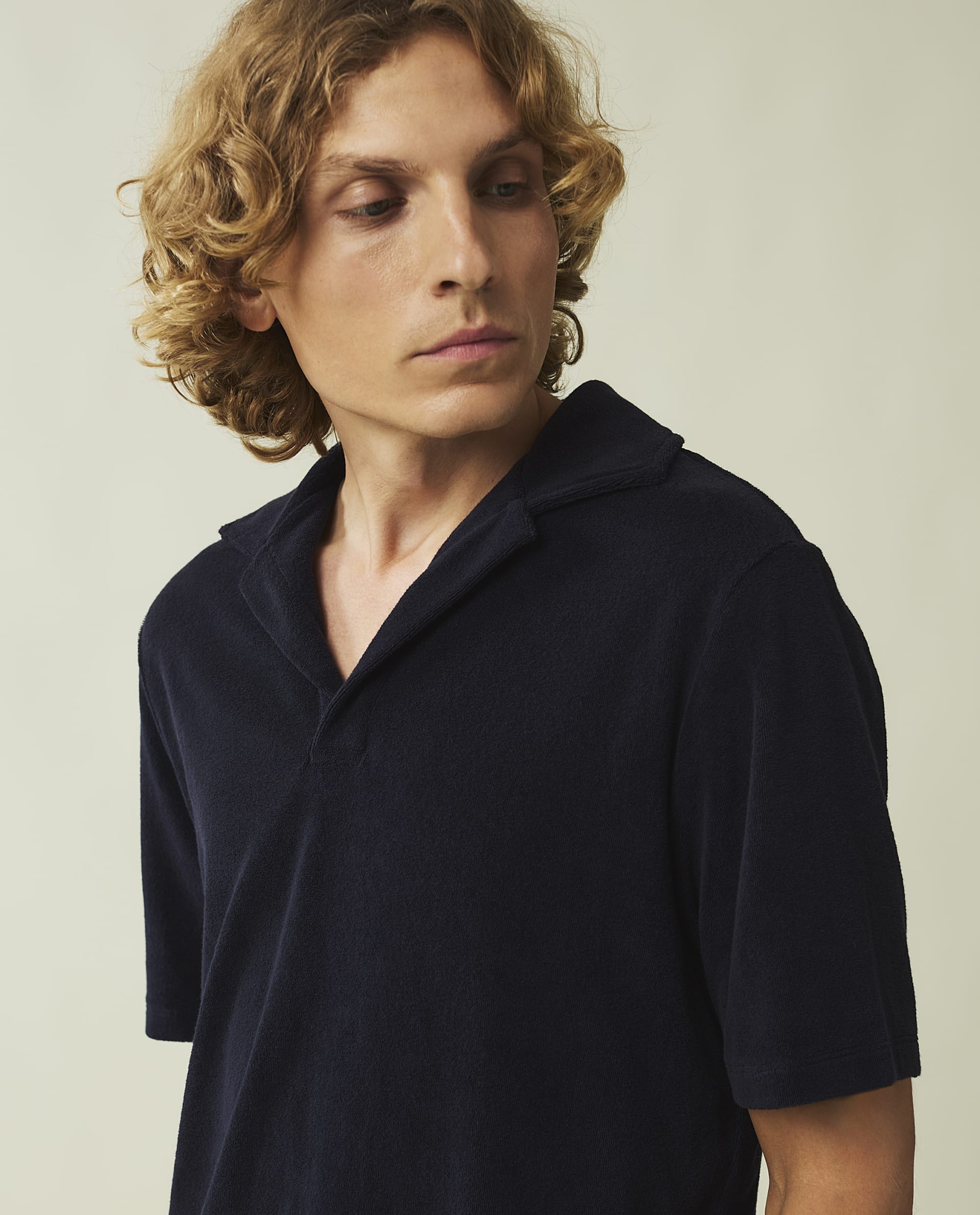 Raphael Organic Cotton Terry Polo Shirt