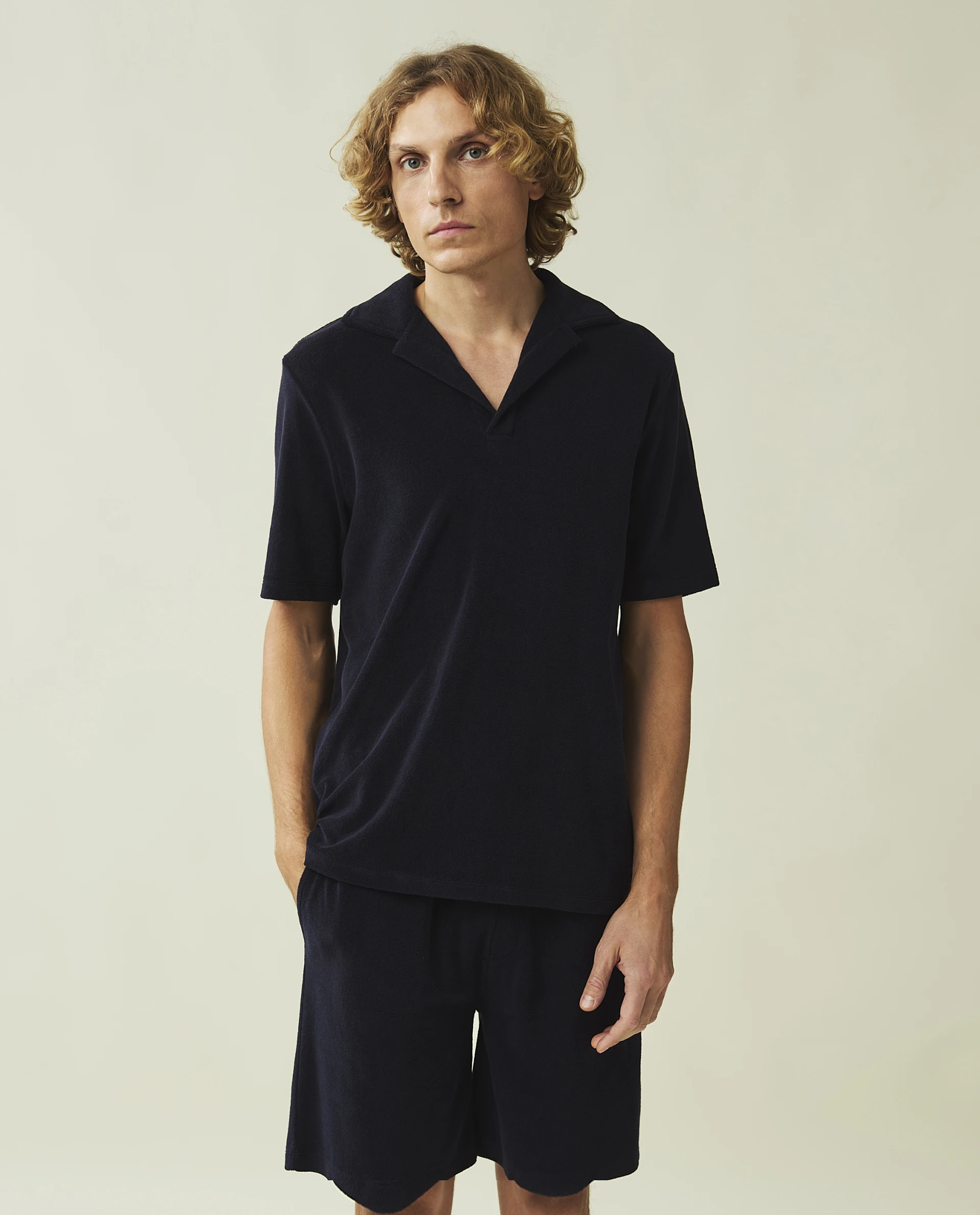 Raphael Organic Cotton Terry Polo Shirt