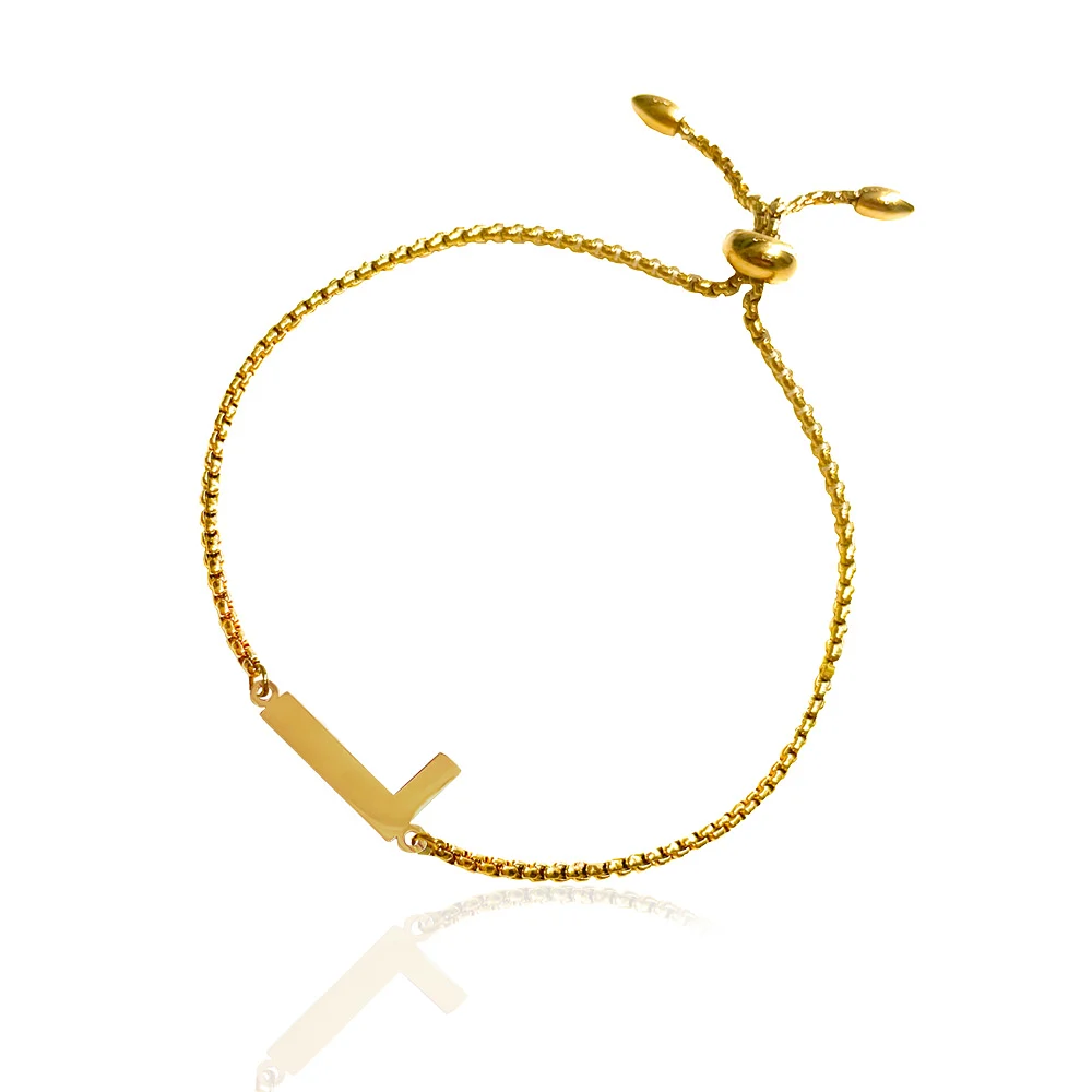 New Identity Bracelet D Gold