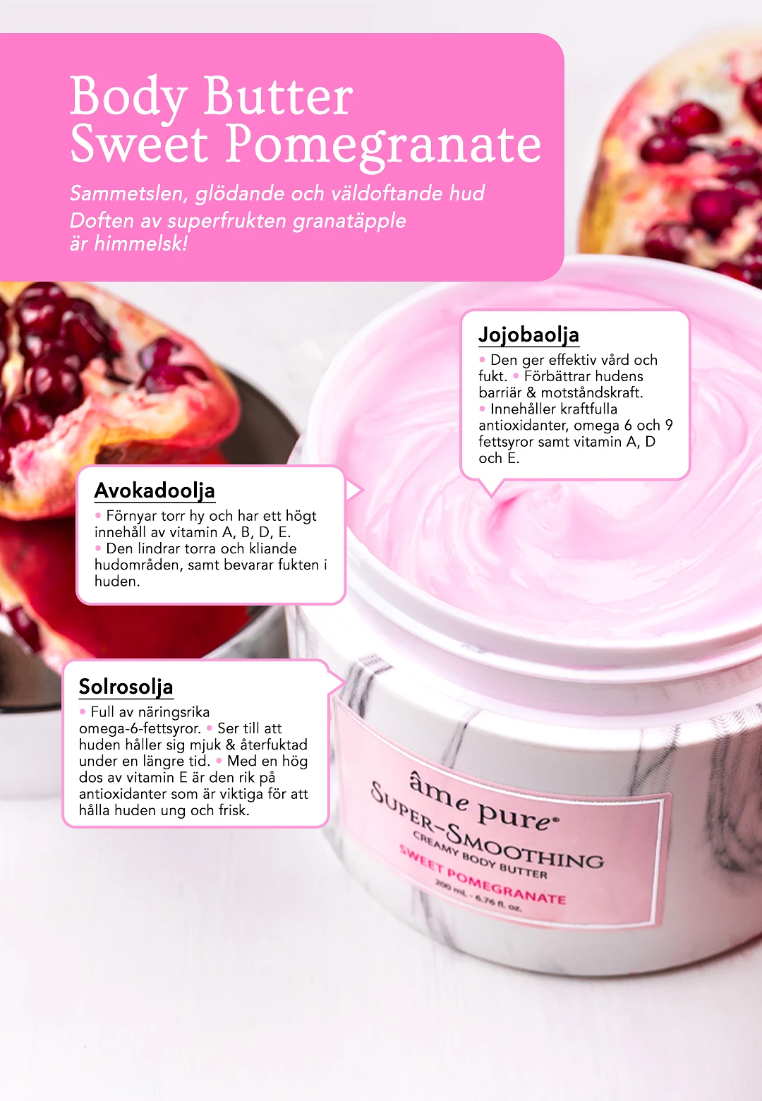 Âme Pure® Body Butter Sweet Pomegranate