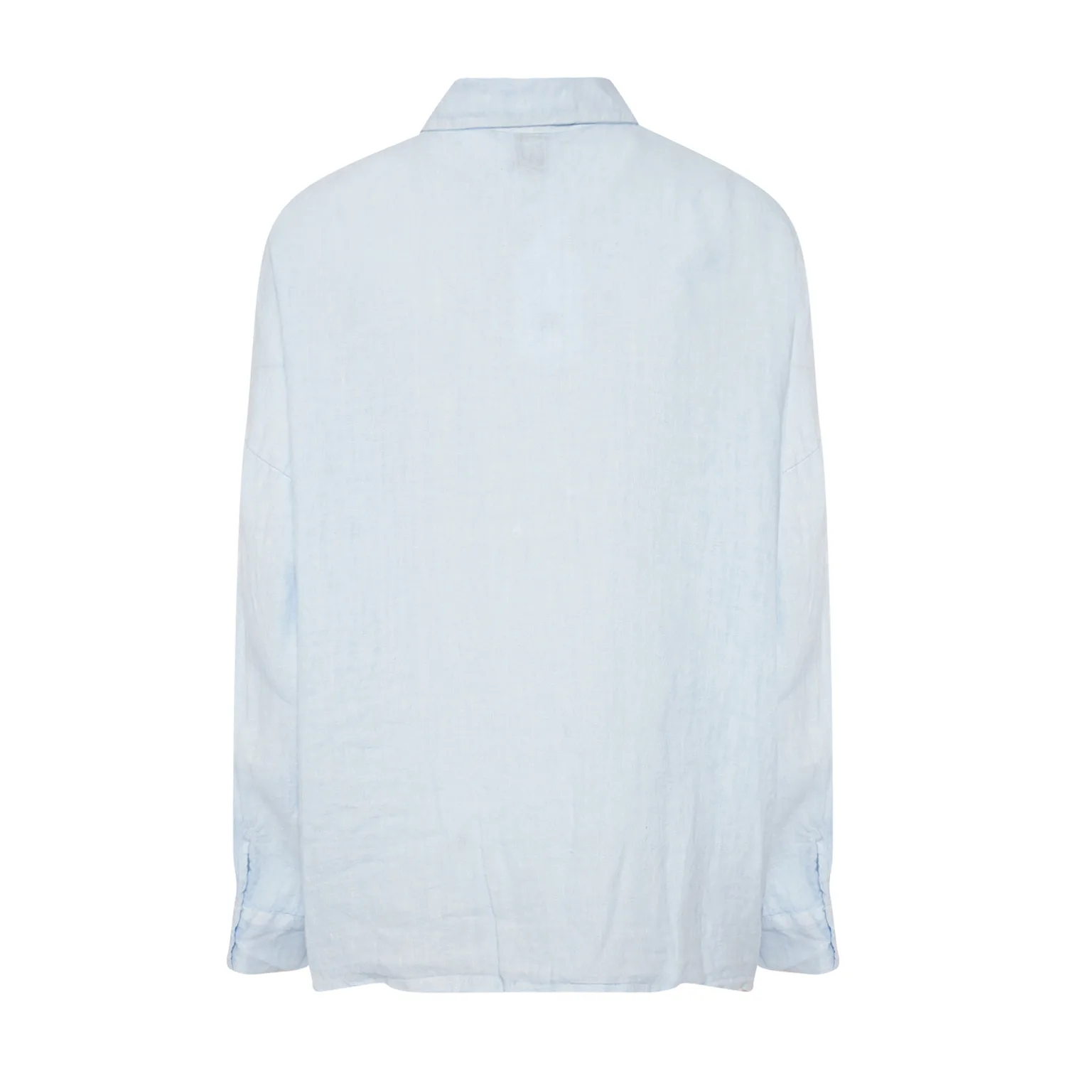 Gia, Shirt, Linen - Light Blue