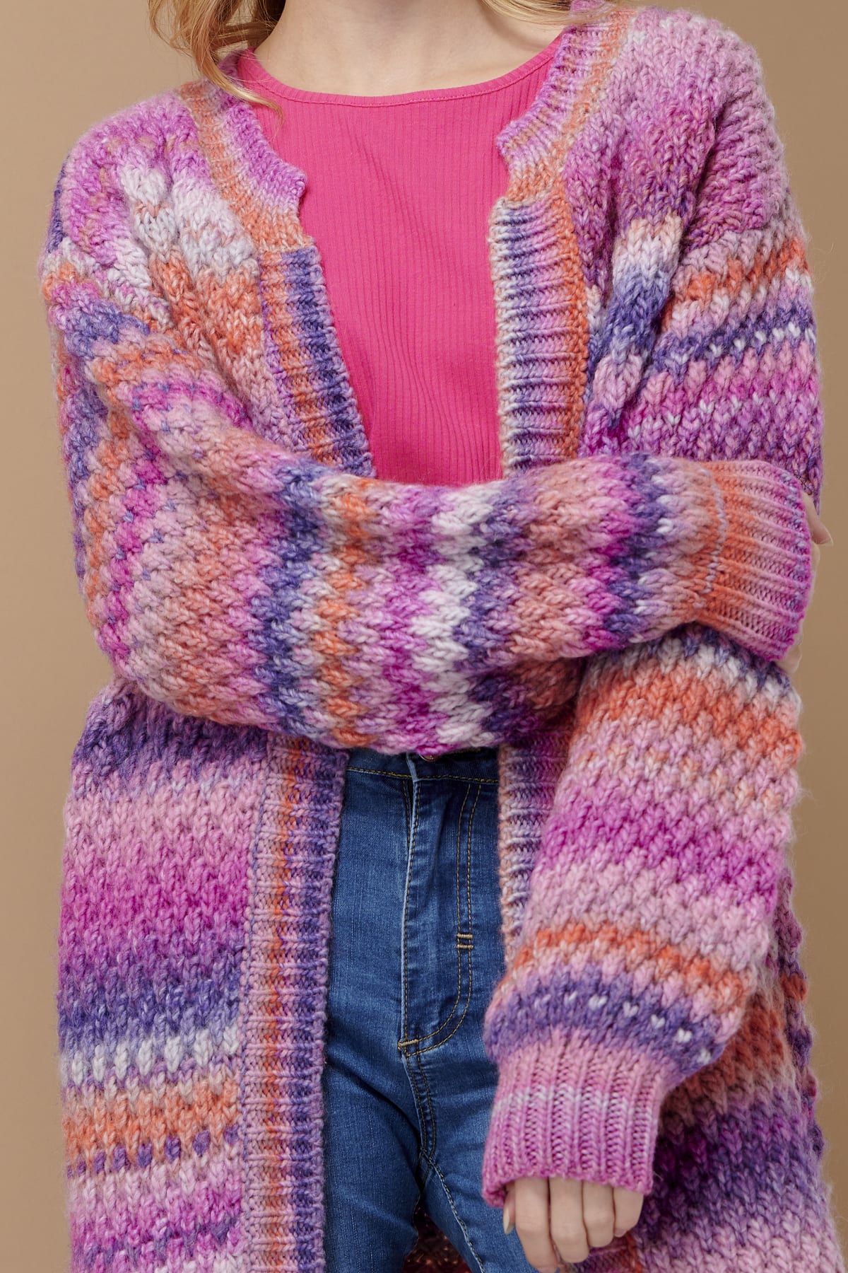 Gio Knit Cardigan - Bright Mix