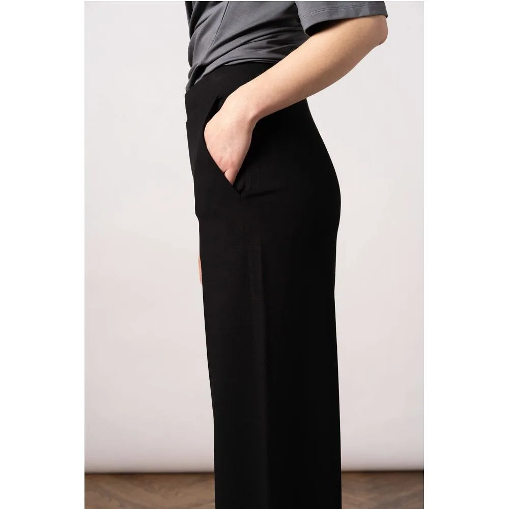 Leia Wide Pants - Black