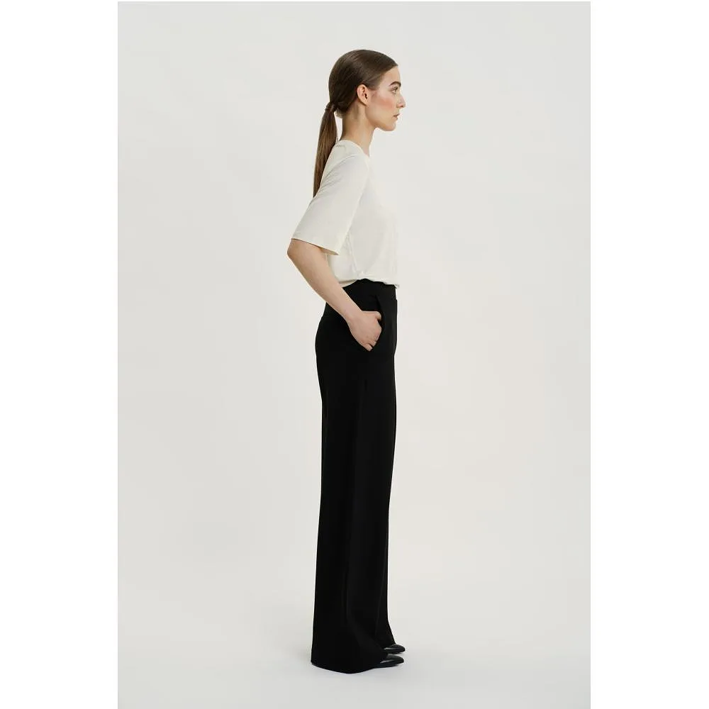 Leia Wide Pants - Black